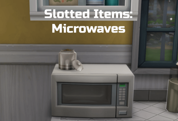 Sims 4 Slotted Items: Microwaves