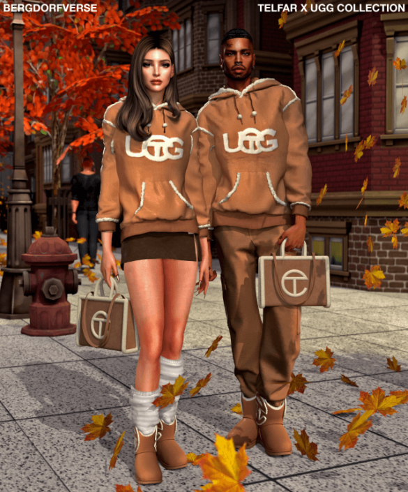 Sims 4 telfar x ugg collection