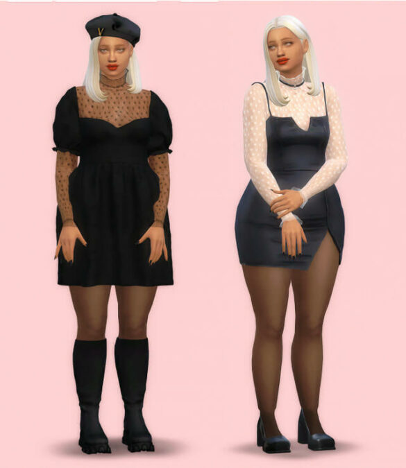 Sims 4 the lil black dress