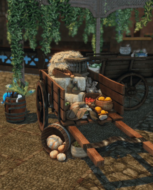 Sims 4 thesensemedieval medieval carts set 1