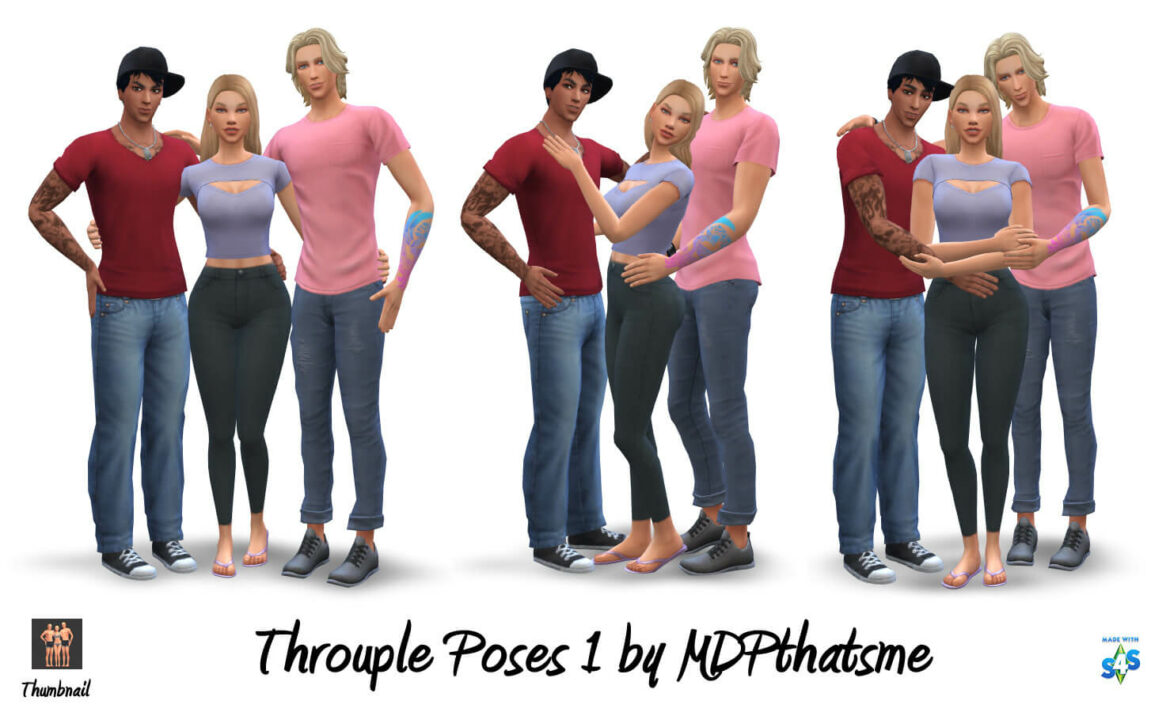 Sims 4 throuple poses
