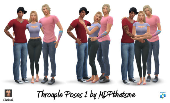 Sims 4 throuple poses