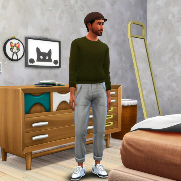 Sims 4 tiny living cuffed pants recolored 25 swatches