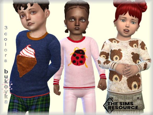 Sims 4 Toddler Sweater by bukovka