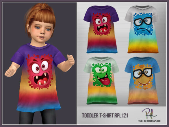 Sims 4 Toddler T-Shirt RPL121 by RobertaPLobo at TSR