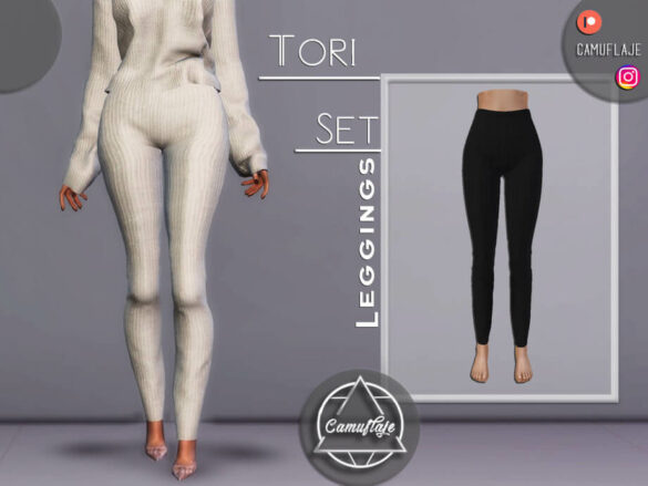 Sims 4 Tori Set – Leggings by Camuflaje