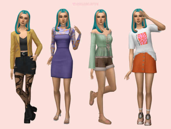 Sims 4 townie makeover venessa jeong - The Sims Game