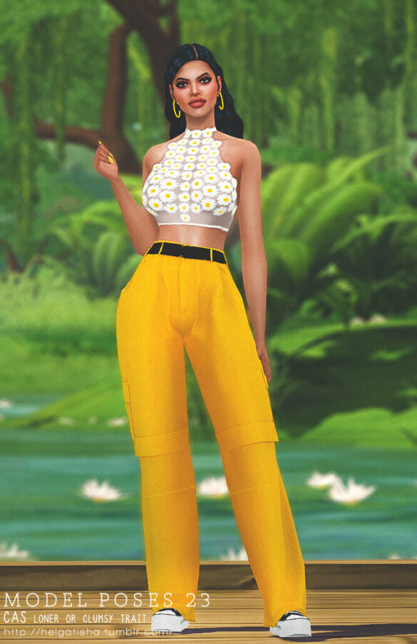 Sims 4 ts4 model poses 23 pose pack cas download