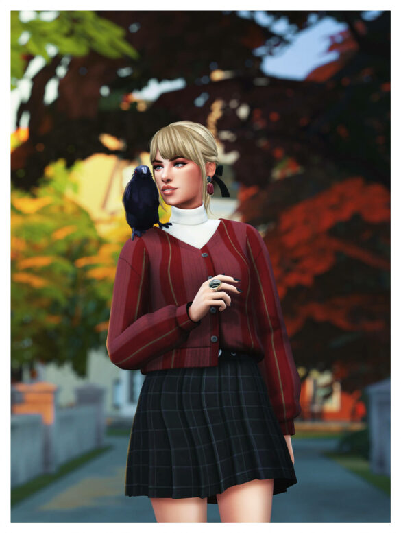 Sims 4 wait is dark academia