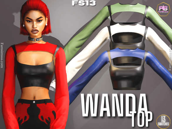 Sims 4 wanda top