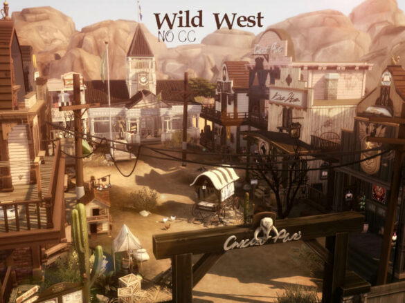 Sims 4 Wild West by VirtualFairytales