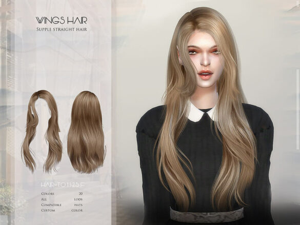 WINGS-TO1125 Supple straight hair by wingssims