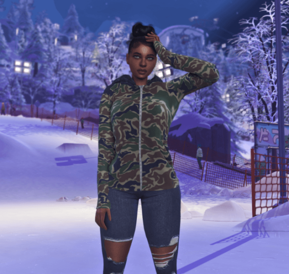 Sims 4 winter fur jackets