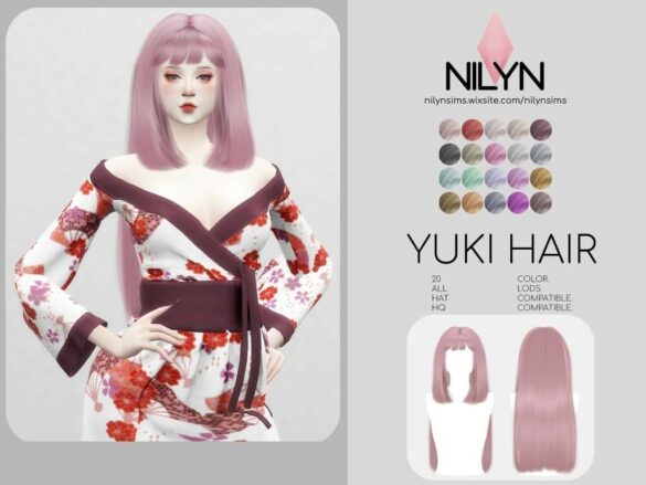 Sims 4 yuki hair