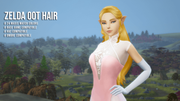 Sims 4 zelda ocarina of time hair