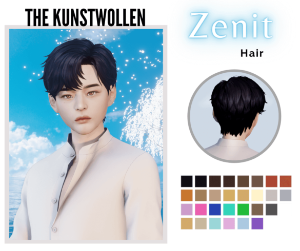Sims 4 Zenit Hair