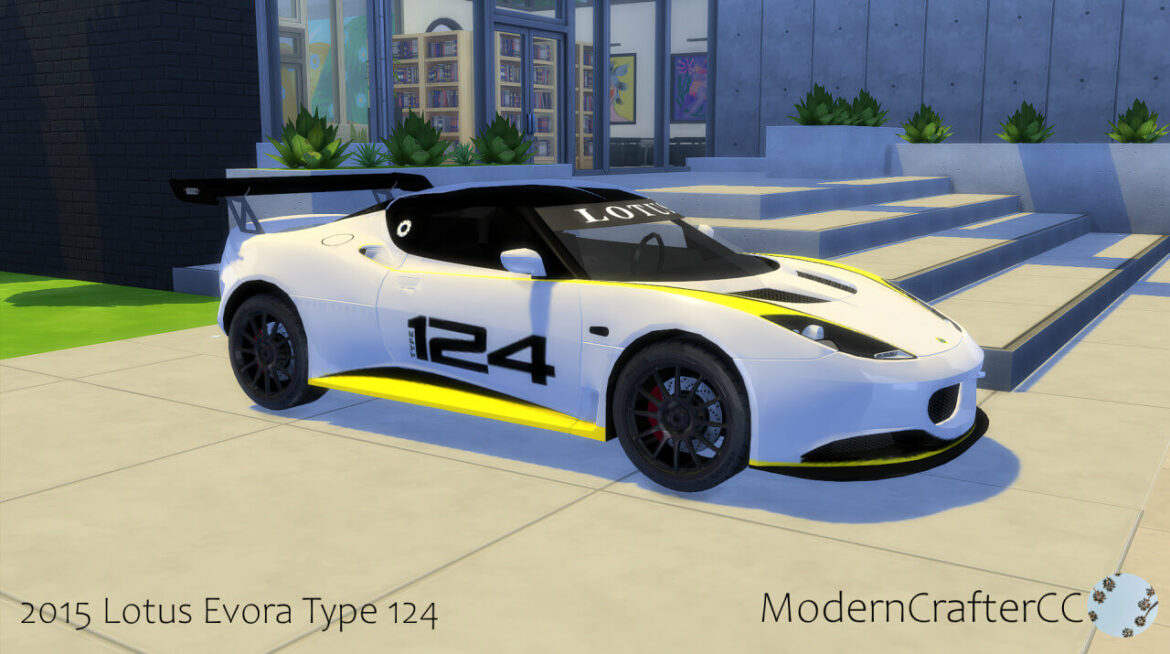 Sims 4 2015 Lotus Evora Type 124 at Modern Crafter CC