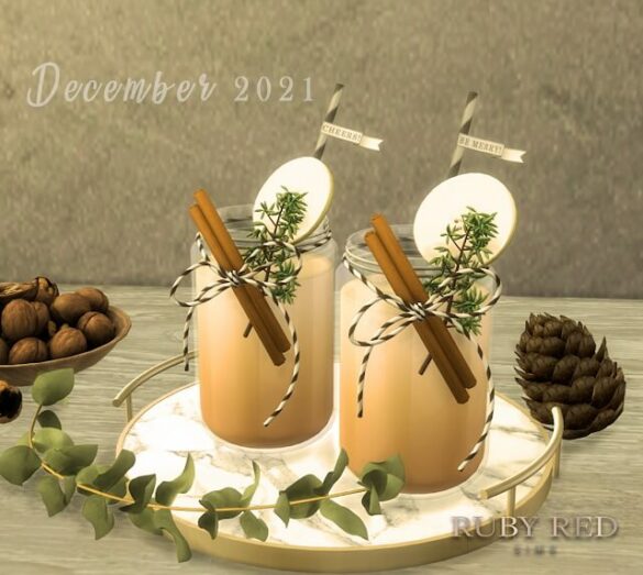 Sims 4 2021 Christmas Patreon Gifts at Ruby Red