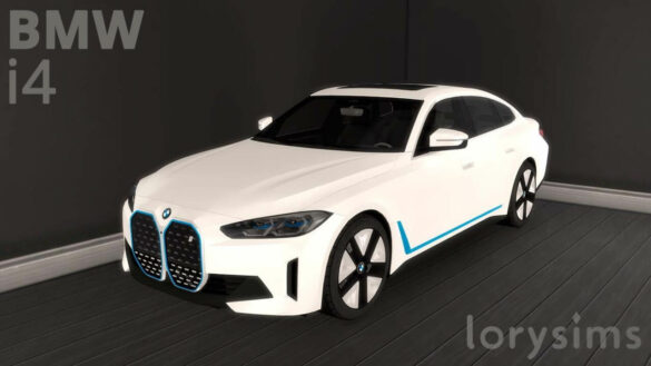 Sims 4 2022 BMW i4 at LorySims