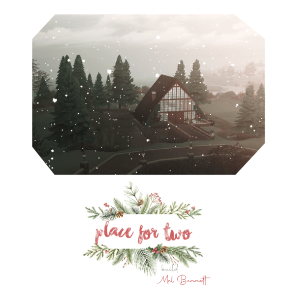 Sims 4 advent calendar 9 place for two build