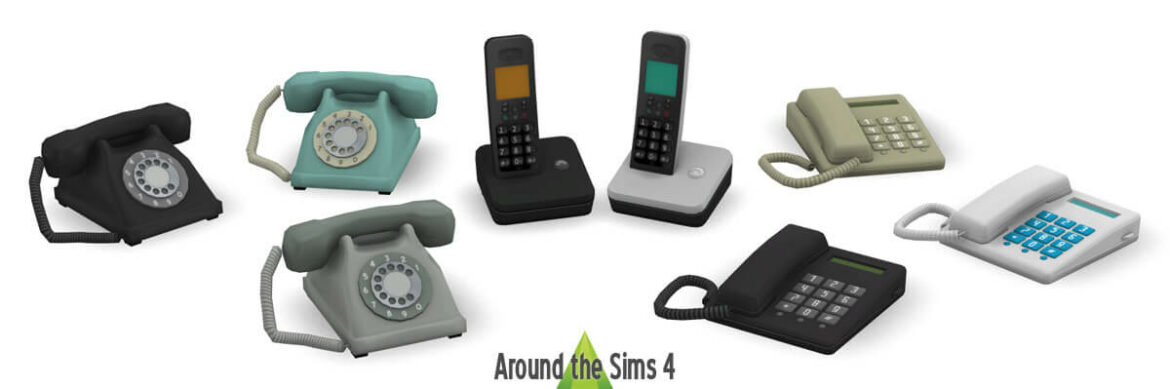 Sims 4 around the sims 4 home phones the classics