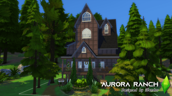 Sims 4 Aurora Ranch | NO CC