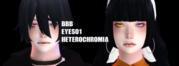 Sims 4 bbbeyes01 heterochromia eye01