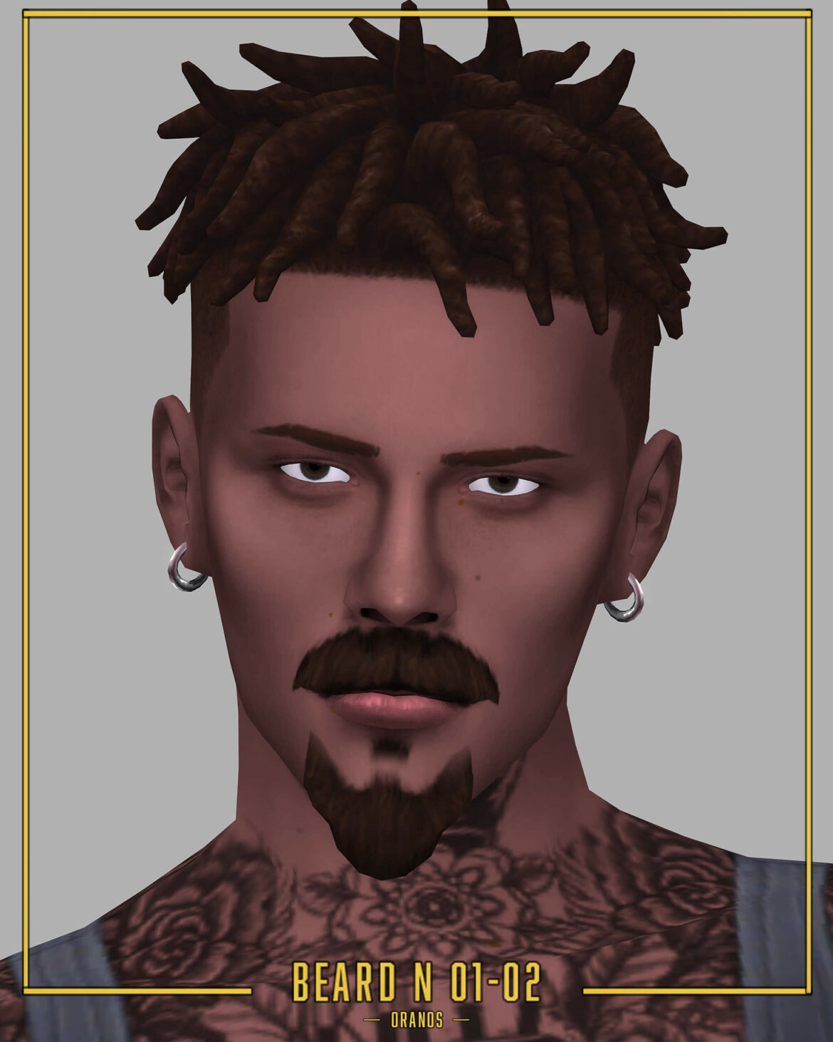Sims 4 beard n01 02