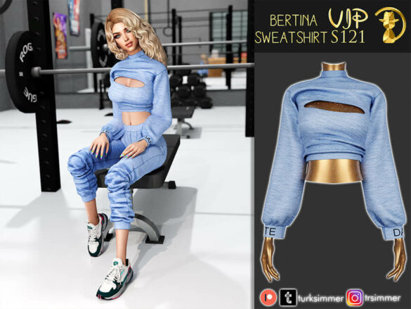 Sims 4 Bertina Sweatshirt S121 by turksimmer at TSR