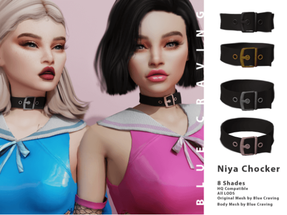 Sims 4 Blue Craving – Niya Chocker