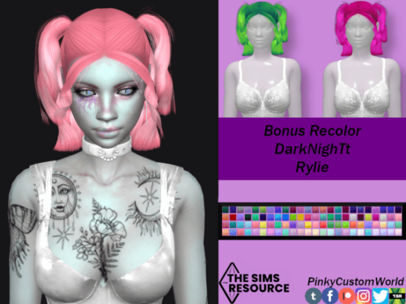 Bonus Recolor of DarkNighTt’s Rylie hair