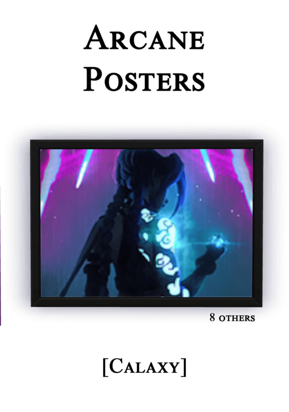 Sims 4 calaxy arcane posters download 8 posters