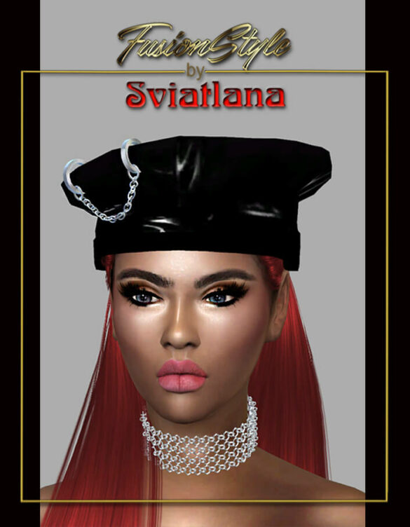 Sims 4 cap blouse with bag beads new mesh