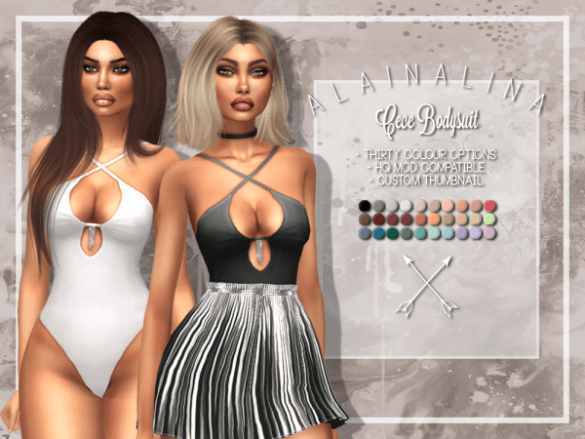 Sims 4 Cece Bodysuit