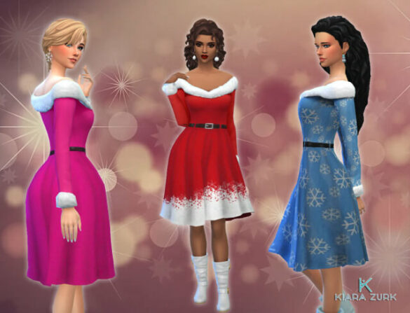 Sims 4 christmas dress 2021