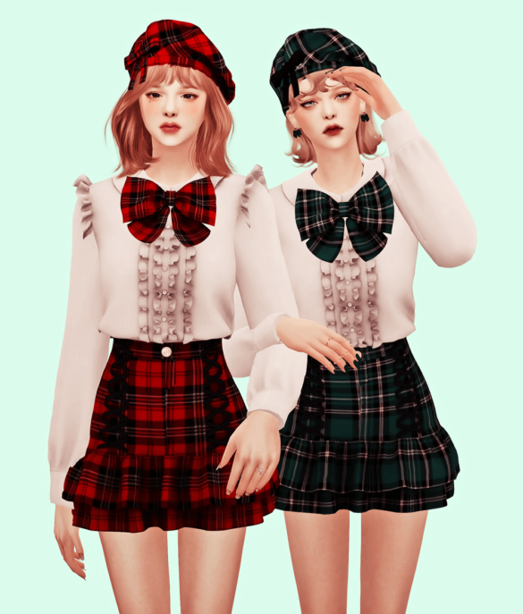 Sims 4 christmas dress hat