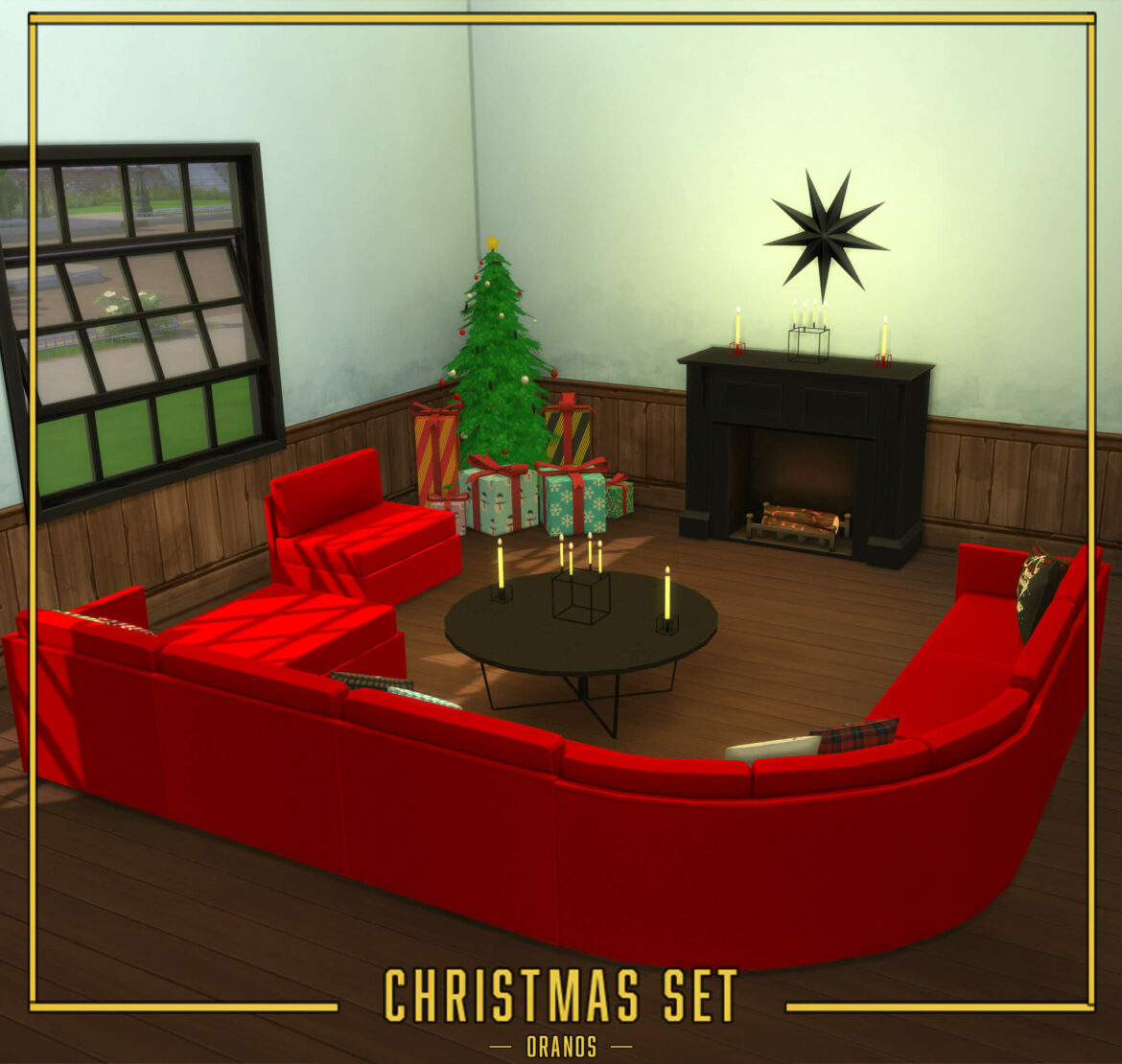 Sims 4 christmas set