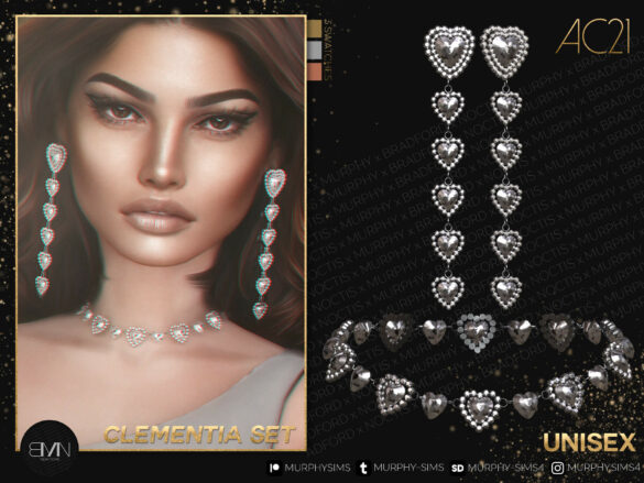 Sims 4 clementia set ac21 day 11 100 new meshes