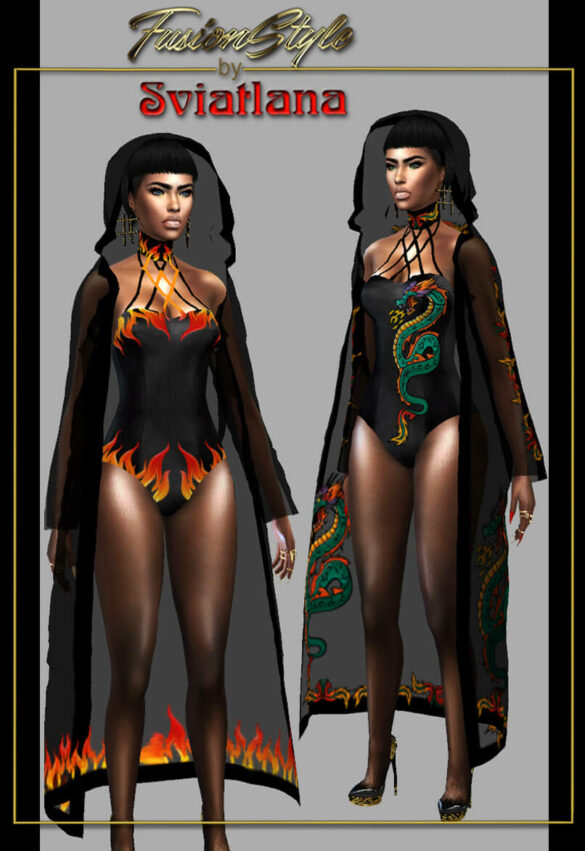 Sims 4 cloak body new mesh original textures