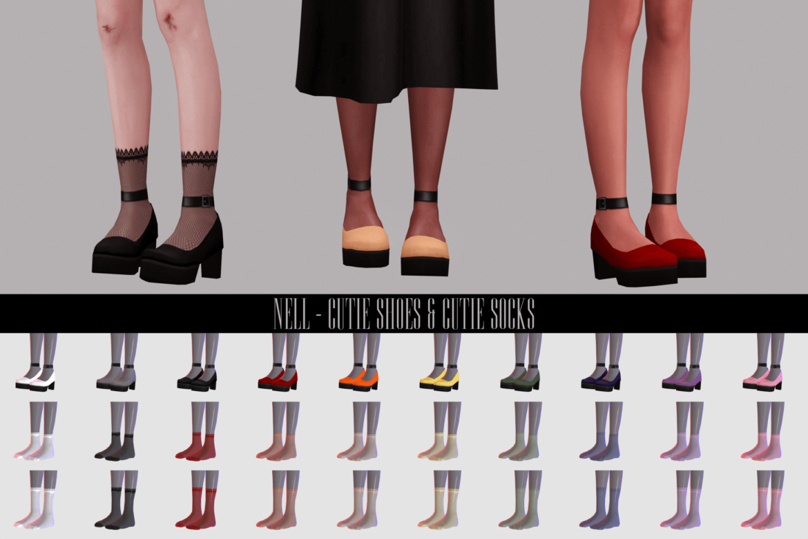 Sims 4 cutie shoes cutie socks