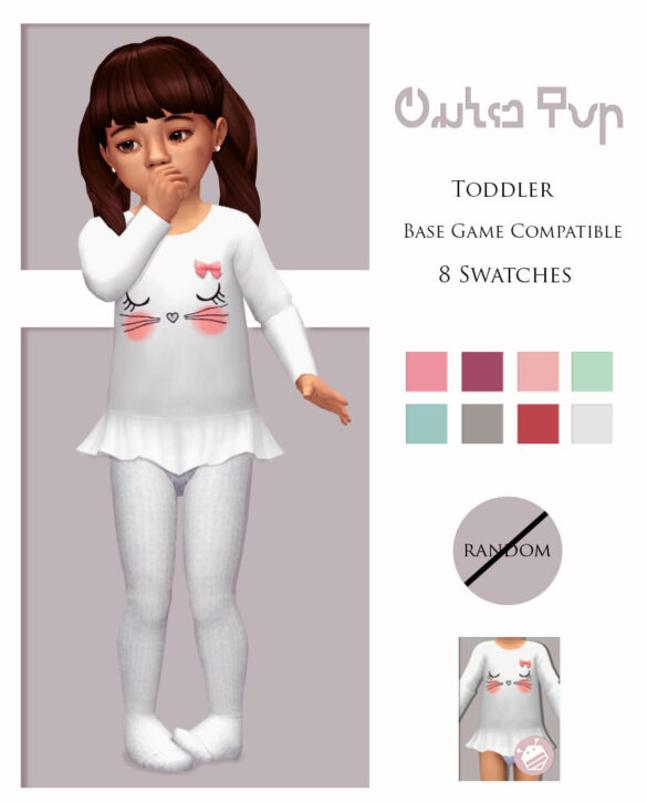 Sims 4 Cutie Top Toddler