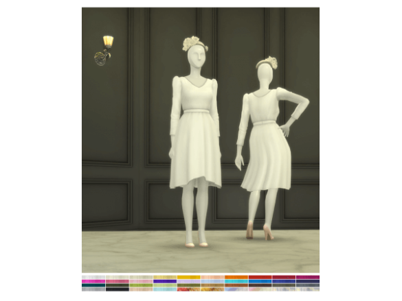Sims 4 Duchess of Dress XVI 40 color Rusty’s