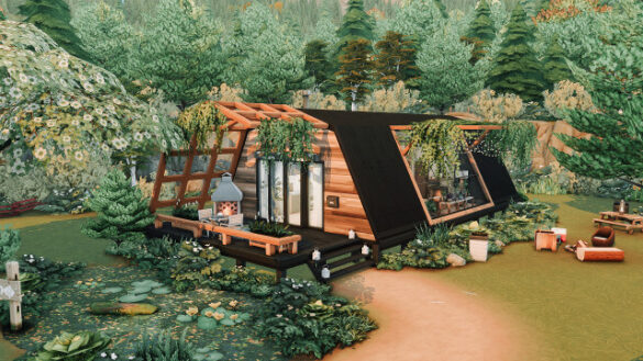 Sims 4 eco rental home