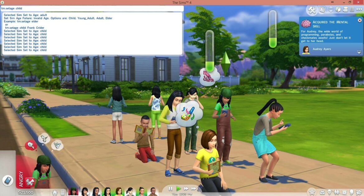 Sims 4 ENABLES SET AGE COMMANDS TwistedMexi