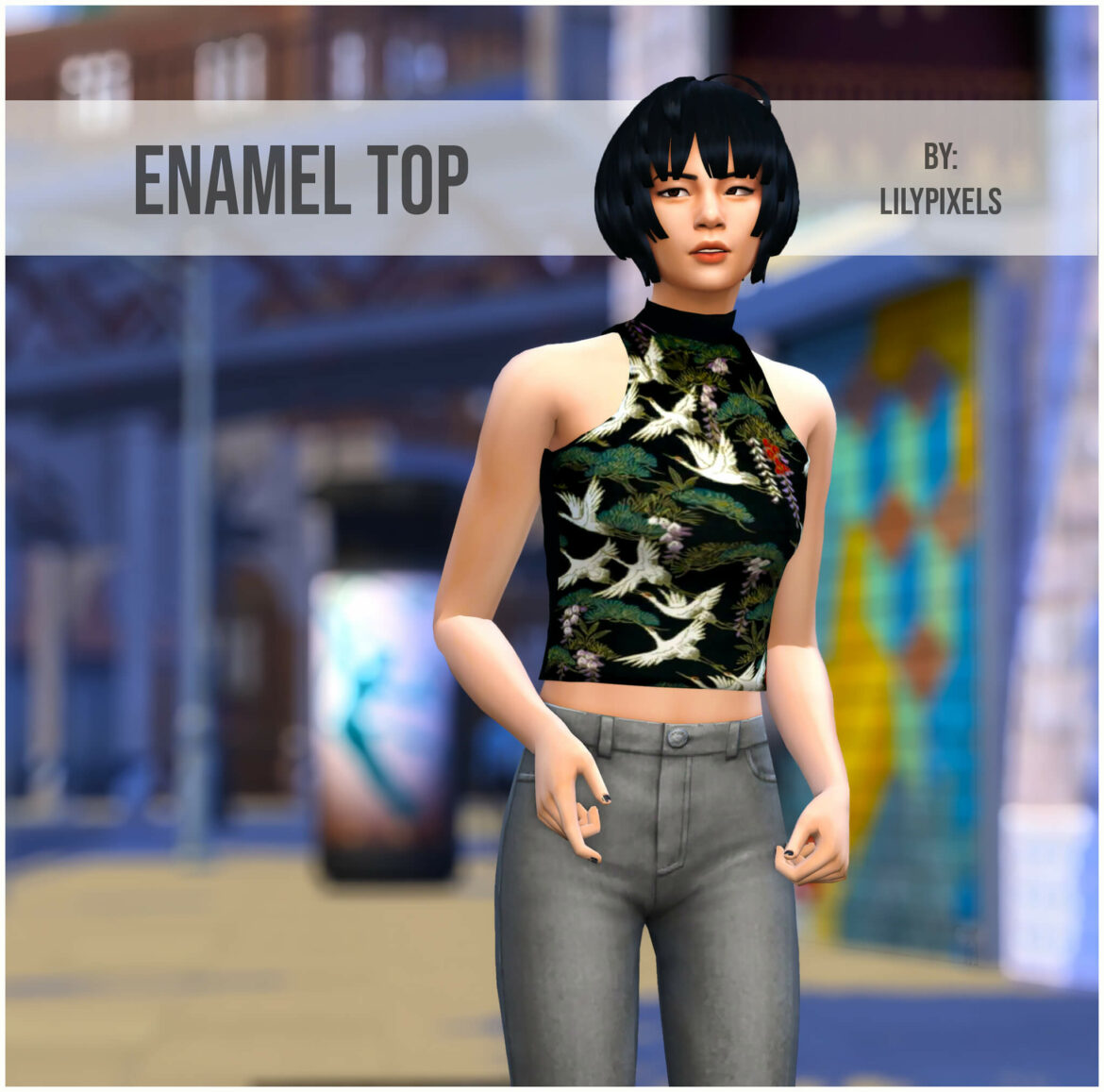 Sims 4 enamel top