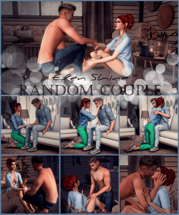 Sims 4 es random couple pose