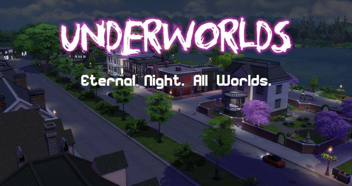 Sims 4 ETERNAL NIGHT. ALL WORLDS