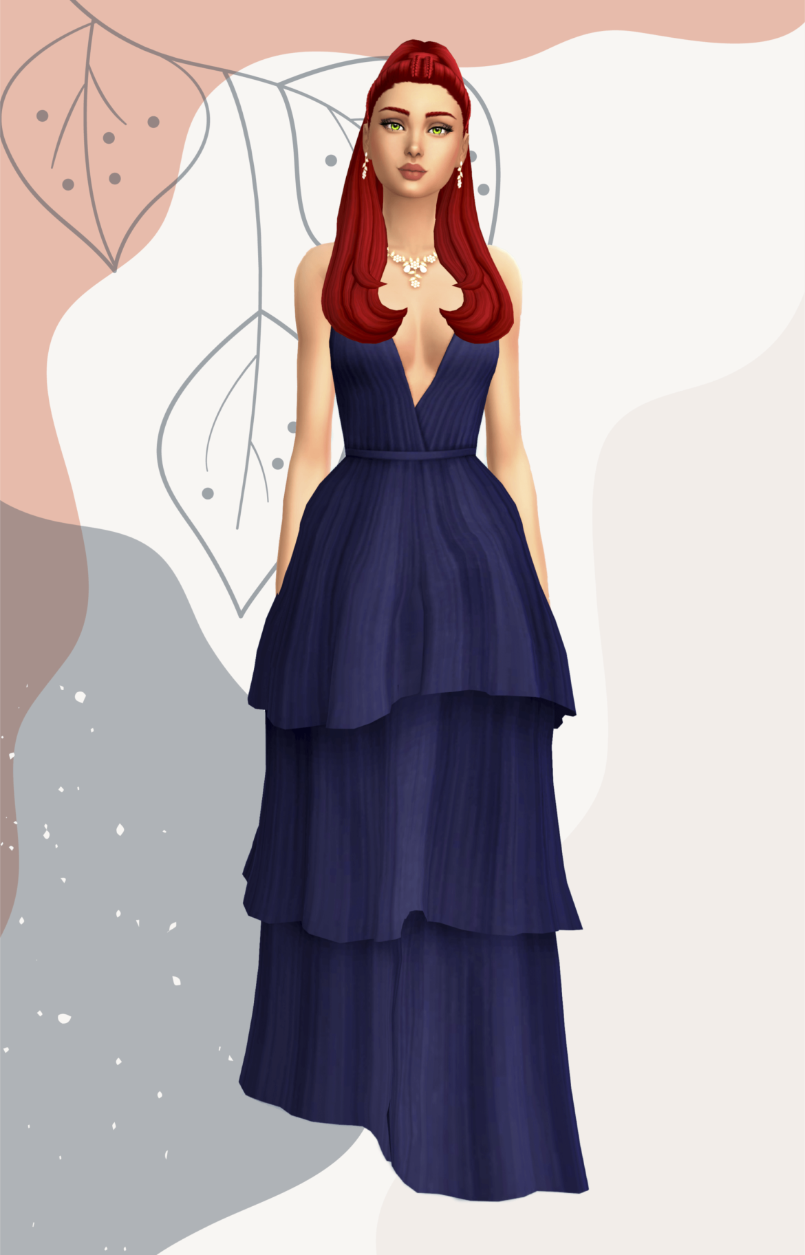 Sims 4 formal night out lookbook