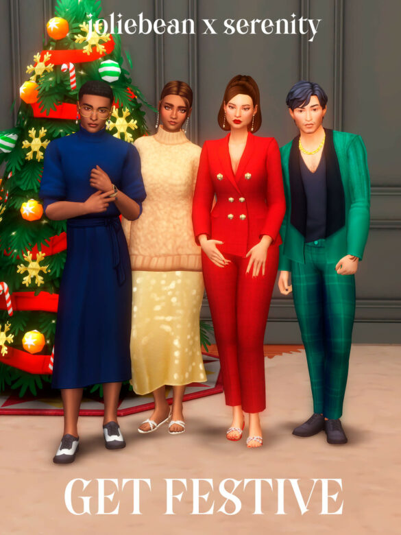 Sims 4 get festive a custom content pack by serenity