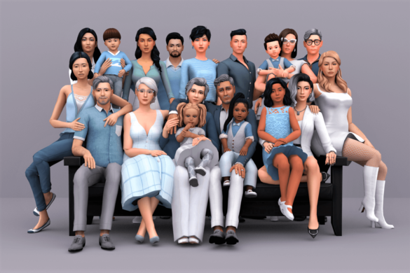 Sims 4 goldoradove happy family